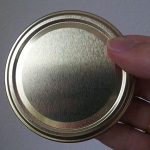 Golddeckel zu 500 g Honig Glas