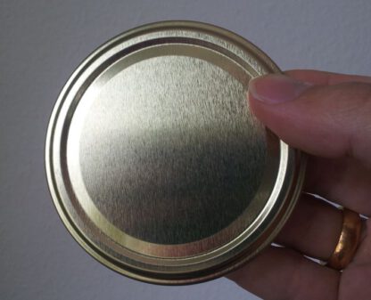 Golddeckel zu 500 g Honig Glas