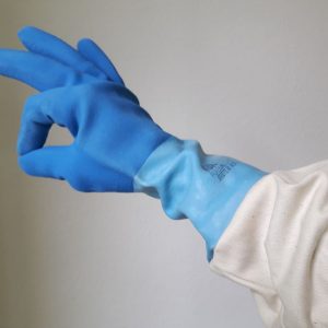 Imkerhandschuh mit Stulpe aus Latex